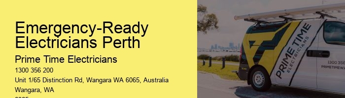 Perth Electrician: Ready for Emergencies