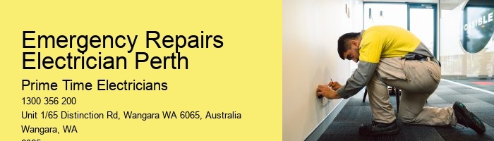 Emergency Repairs Electrician Perth