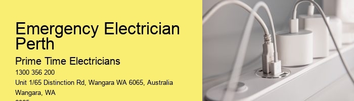 Perth’s Emergency Electrician – Here to Help