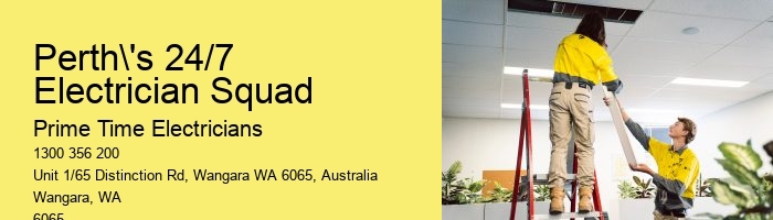 Emergency Electrician Perth: Here When You Need Us