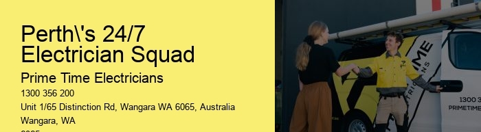 Electrician for Emergency Electrical Needs in Perth