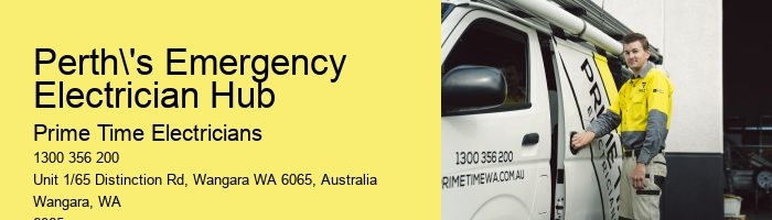 Your Perth Electrician for Urgent Situations