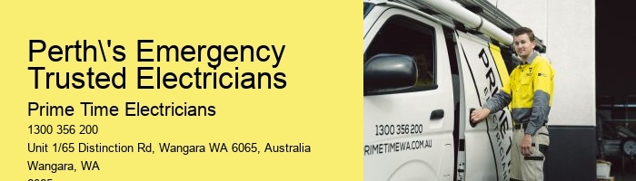 Dependable Emergency Electrician Service Perth