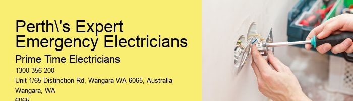 Rapid Perth Electrician for Emergency Situations