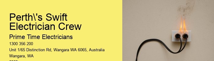Perth's Swift Electrician Crew