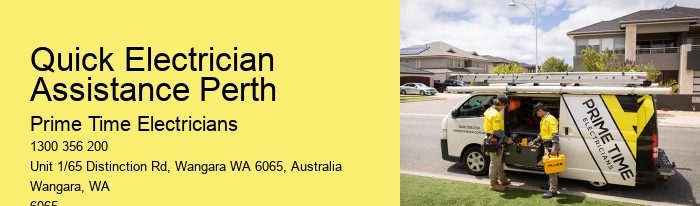 Quick Electrician Assistance Perth