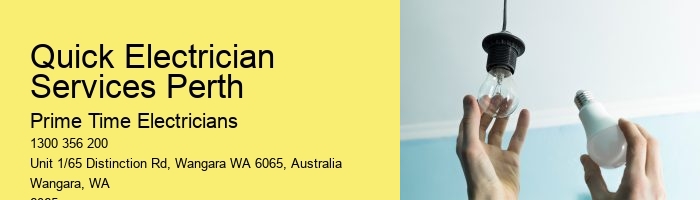 Perth's Swift Electrician Emergency Team