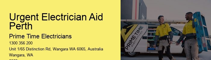 Urgent Electrician Aid Perth